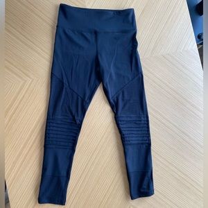 Zyia black moto leggings